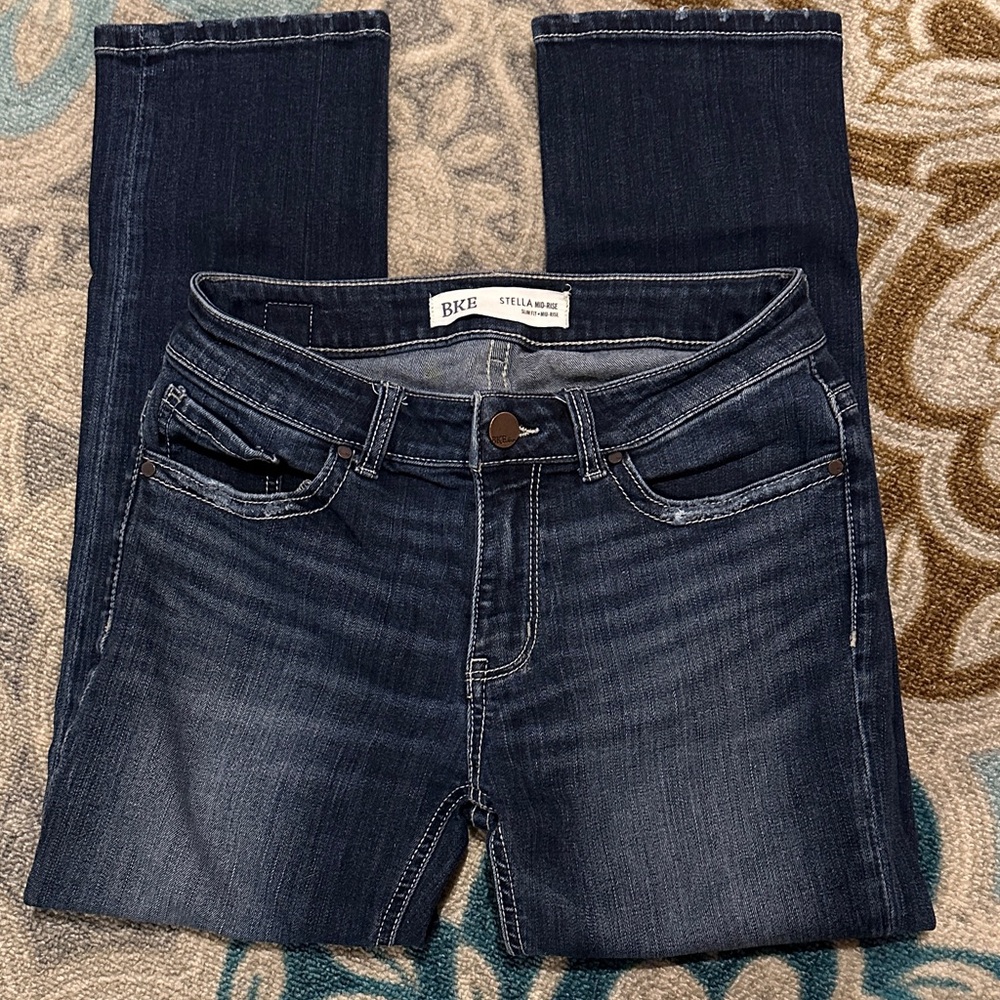 BKE. Stella Mid-Rise- slim fit sz 26x23